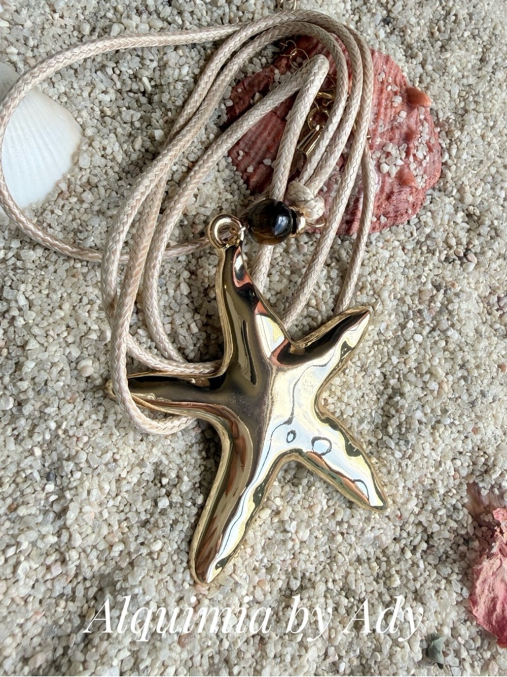 Alquimia Gold Starfish Pendant Necklace